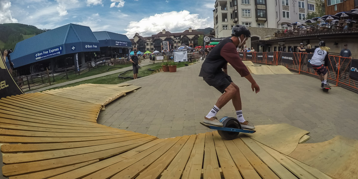 Onewheel Race for the Rail & Demos Mountain Games