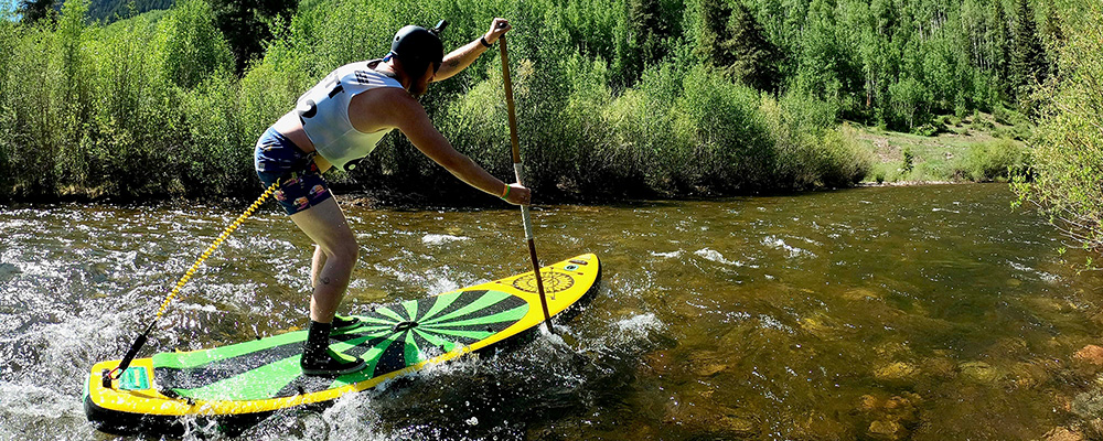 Learn the secrets to going fast on a SUP at the 2021 GoPro Mountain Games